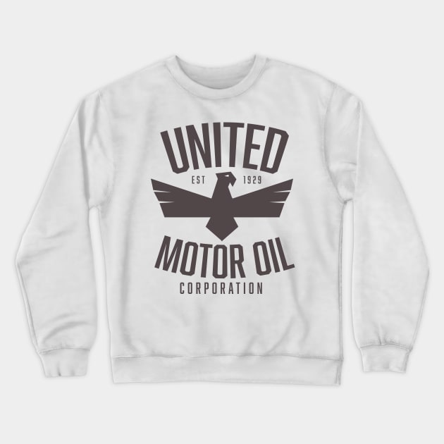 United Motor Oil Corporation Crewneck Sweatshirt by nickemporium1